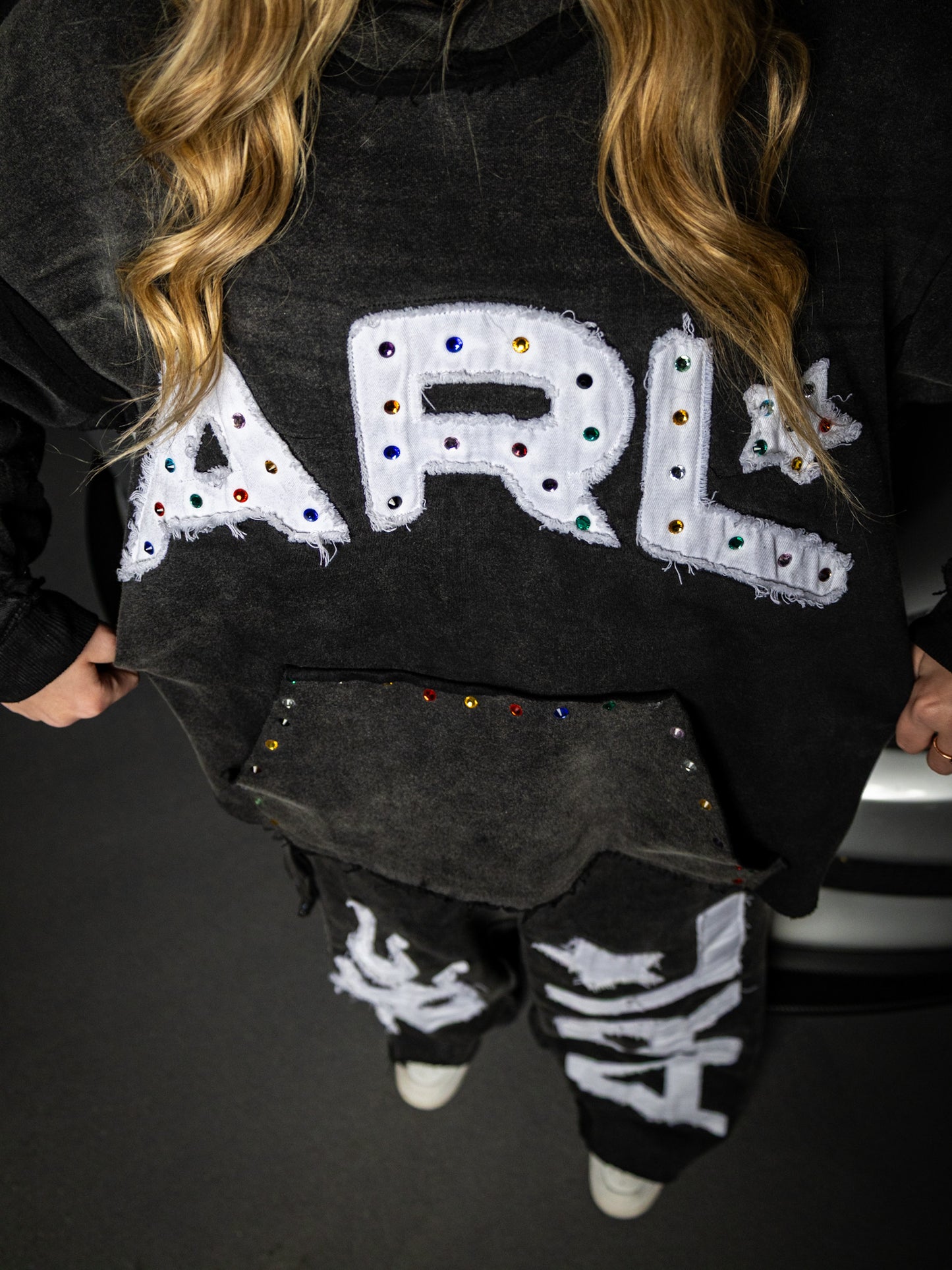 ARL Rhinestone Hoodie