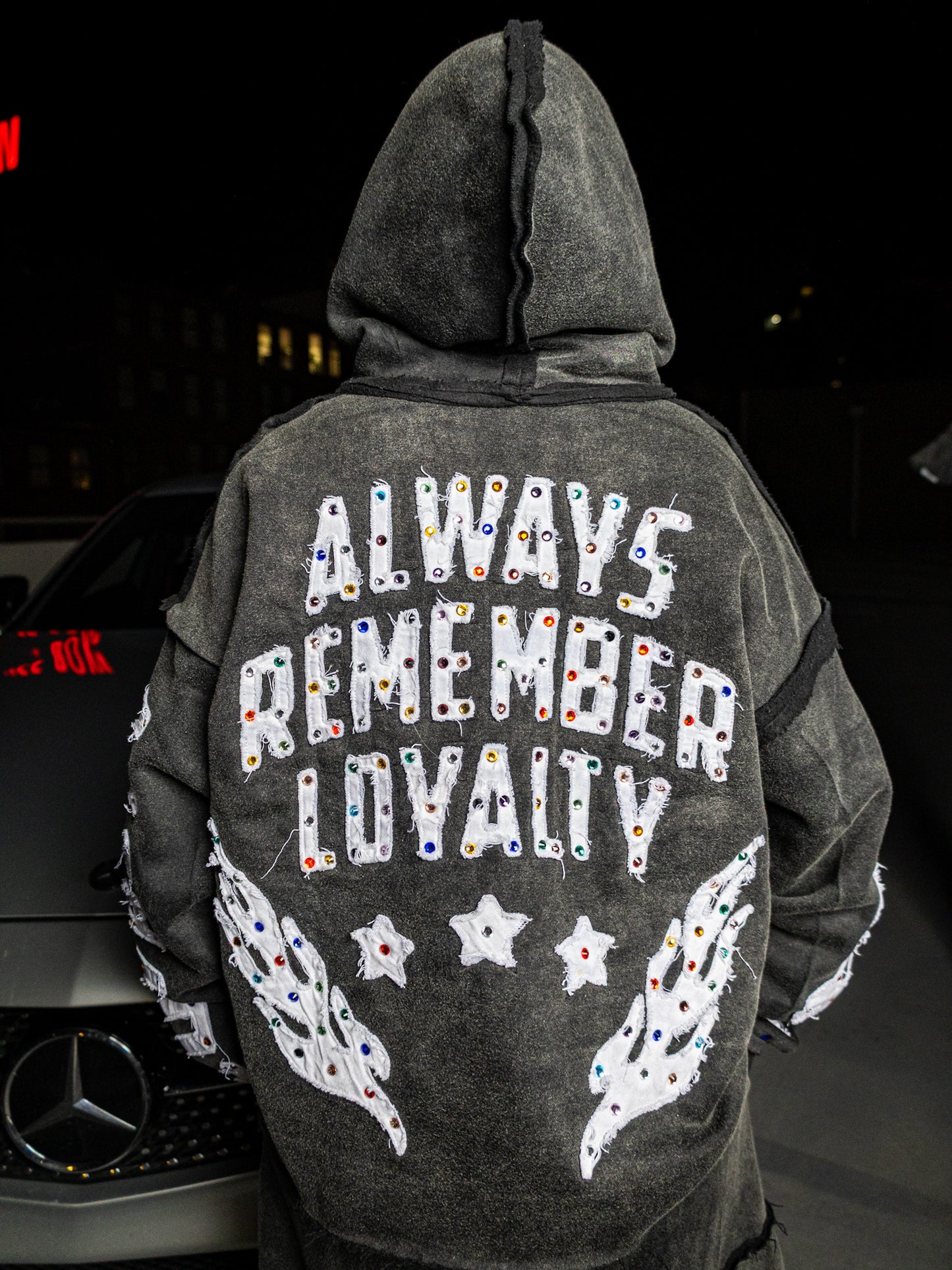 ARL Rhinestone Hoodie