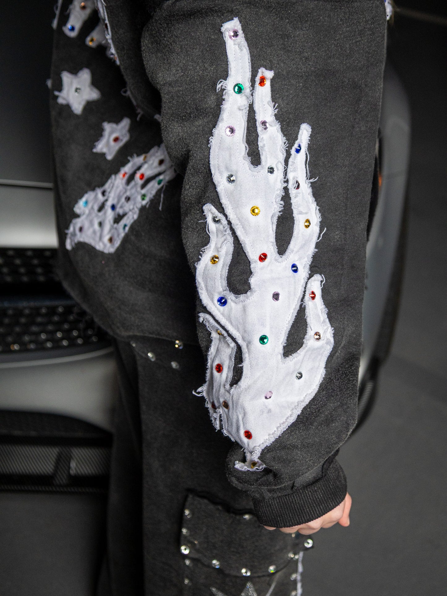 ARL Rhinestone Hoodie